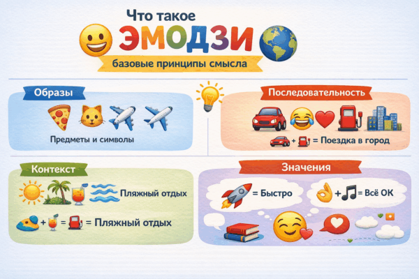 Что такое эмодзи как язык: базовые принципы смысла